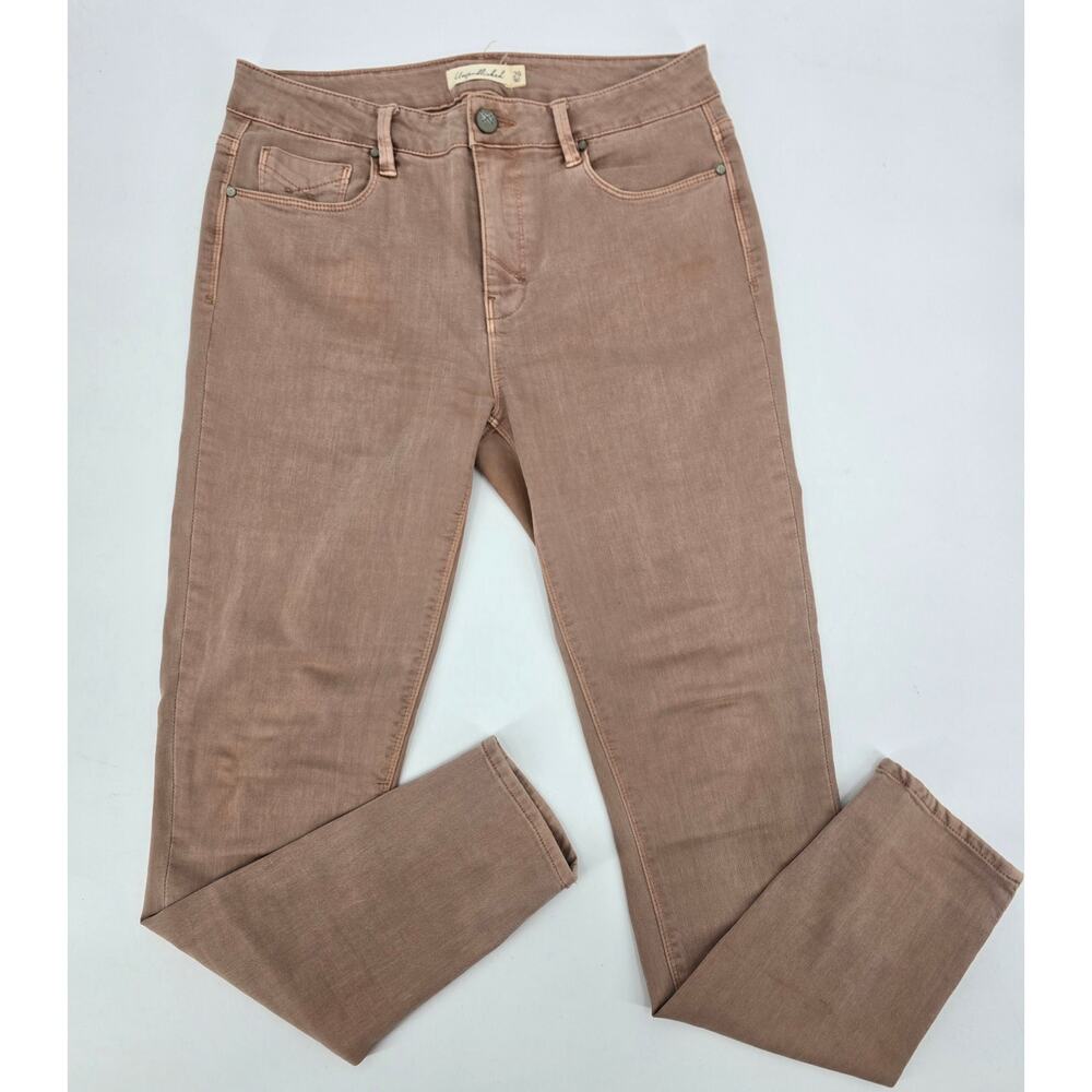 Unpublished Jeans Mushroom Brown Highrise Skinny Neutral‎ Soft Girl